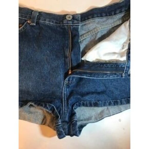 Guess Chino High Rise‎ Jean Shorts Womens Sz 10M - Picture 4 of 11